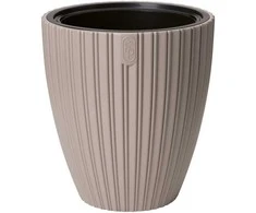 Gėlių vazonas Form Plastic Mika 5090-051, plastikinis, rudas