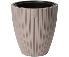 Gėlių vazonas Form Plastic Mika 5095-051, plastikinis, rudas
