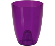 FORM PLASTIC Gėlių vazonas Orchid 13 Permatomas violetinis