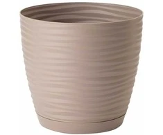 Gėlių vazonas Form Plastic Petit 3030, plastikinis, rudos spalvos.