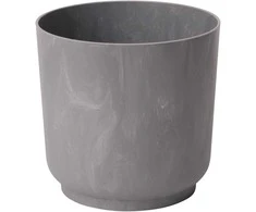FORM PLASTIC Gėlių vazono forma plastikinė SATINA 4285-081, plastikinė, pilka