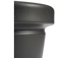 Gėlių vazonas Lamela Agawa Dłuto 743-82, plastikinis, pilkos spalvos.