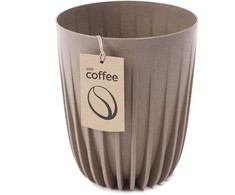 Lamela Doniczka su wkładem plastikowa latte 30 cm Mira Eko*