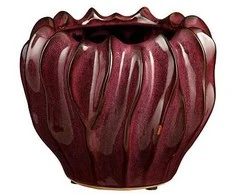 Lumarko CERAMIC POT THOM D21.5 H17CM PURPLE