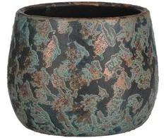 Lumarko CERAMIC POT CLEMENTE D16.5 H13CM COPPER