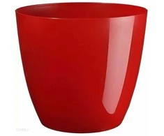 Gėlių vazonas Plastkon Ella 4111487086, plastikinis, raudonos spalvos.