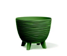 Vazonas su kojelėmis 9,5 l D290xH240 mm žemės žalia FURU Prosperplast
