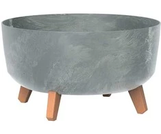 Vazonas PROSPERPLAST Gracia Low Betono sp. 14,3l