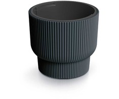 Vazonas su įdėklu 14/10 l D299xH270 mm antracitas MILLY Prosperplast
