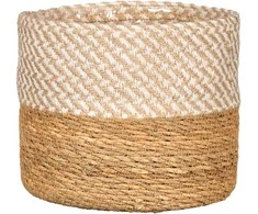 Gėlių vazonas Scheurich 69468, jūros žolės, rudas