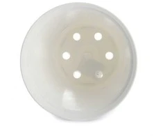 Gėlių vazonas Uniplastex Classic UDC14, plastikinis, baltos spalvos.