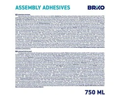 Briko BRK369819 PLYTŲ PUTOJIMO PUTOJIMO PRIEMONĖS 750 ML