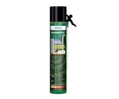 Vienkomponentės PU montavimo putos MAKROFLEX GREENQ STD, 750ML
