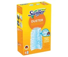 Dulkių šluotelė radiatoriams/kampams/žaliuzėms Swiffer Trap+Lock, plaušai