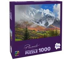 Dėlionė Puzle Brain Games Caucasus Mountains, Georgia 19914, 48.2 cm x 68.2 cm, 1000 gab., daudzkrāsaina