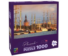 Dėlionė Puzle Brain Games Tall Ships Races 19913, 48.2 cm x 68.2 cm, 1000 gab., daudzkrāsaina