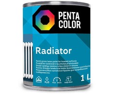 Radiatoriaus spalva, įvairi Pentacolor Radiatorius, baltas, 1 l