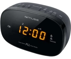 Radijo žadintuvas Muse M-150CR, juoda sp.