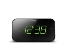 Radijo žadintuvas Philips TAR3306/12, juodos spalvos.