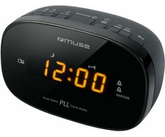 Radijo žadintuvas Muse M-150CR, juodos spalvos.