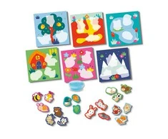 Ses_Creative Kūrybos rinkinys SES Creative Sticking Animals 14401