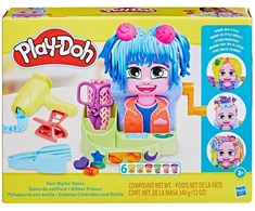 Kūrybinis modelino rinkinys Hasbro Play-Doh Hair Staylin' Salon F8807, įvairių spalvų