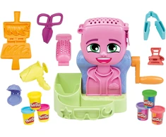 Kūrybinis modelino rinkinys Hasbro Play-Doh Hair Staylin' Salon F8807, įvairių spalvų