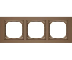 Trivietis rėmelis Vilma QR1000, mocha sp.