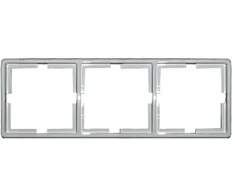 Rėmelis VILMA STANDARD ST 150, 3 vietų, baltas