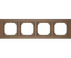 Keturvietis rėmelis Vilma QR1000, mocha sp.