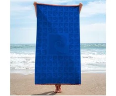 Rankšluostis Pludmales dvielis Pierre Cardin. mėlynas. 170 cm x 90 cm