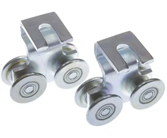 Stumdomųjų durų ratukai Helaform PPS-100/steel, 2 vnt.
