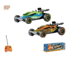 RC automobilis Mattel Hot Wheels Micro Buggy 13-63446, 1:28, juodas/žalias/oranžinis.