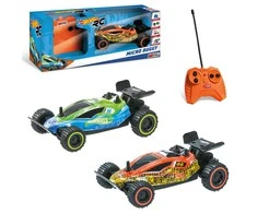 RC automobilis Mattel Hot Wheels Micro Buggy 13-63446, 1:28, juodas/žalias/oranžinis.