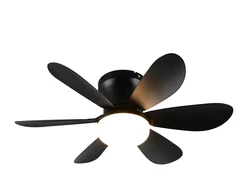 REALITY Fan with lamp RL. LED. 8W. 2700-6500K. 850lm. juodas