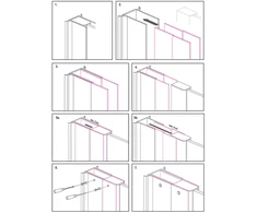 Deante PROFILIS PRAPLĖT NERO 200 CM JUOD