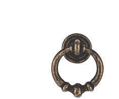 REI Domoletti Ring Knob 34mm Antique Brass.2pcs