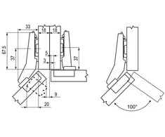 Rejs LANKS KAMP 45OPUS CLIP D35 100OH=0 EUR