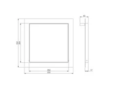 Revizinės durelės EUROPLAST RLR2020, 20 x 20 cm