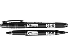 RICHMANN Juodas dvigubas markeris 1-2 mm