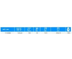 Haushalt Gedy RATŲ VEŽIMĖLIS D125 SKYLĖ BR 11125DB