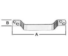 Rankena „Vorman“, 16 cm, sidabro spalvos.