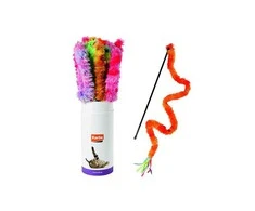 Žaislas katei Karlie FISHING ROD, įvairių spalvų