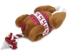 Unizoo Beeztees Žaislas dla Psa Indyk ze Sznurem 30cm