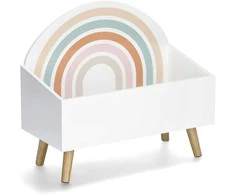 Vaikiška skrynia ZELLER RAINBOW, įvairių spalvų, 58×28×52 cm