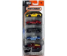 Mattel Penkių Matchbox automodelių rinkinys
