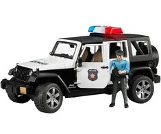 Rotaļu policijas mašīna Bruder 2526, 1:16, melna krās.