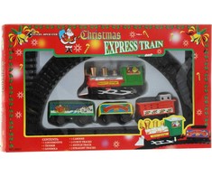 Žaislinis traukinys su bėgiais Christmas Express S27600010, įvairiaspalvis