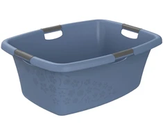 rotho Bļoda 50L ar rokturiem Flowers, zila