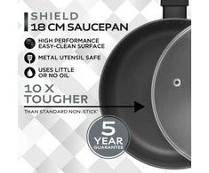 Puodas su nepridegančia danga Russell Hobbs Shield, 18 cm